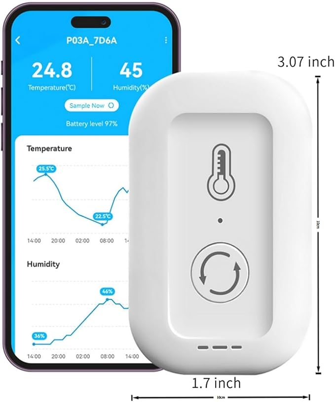 DAYBETTER Smart WiFi Thermometer Hygrometer, 2.4G Indoor Temperature Humidity - Image 2