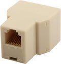 uxcell® Home RJ12 6P6C 1 Female to 2 Female Port Telephone Wire Cable Connector by uxcell