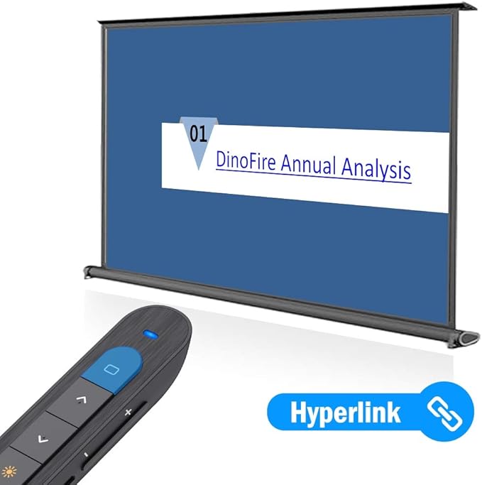 Dinofire Wireless Presenter, 2.4GHz RF + Bluetooth Presentation Clicker - Image 6