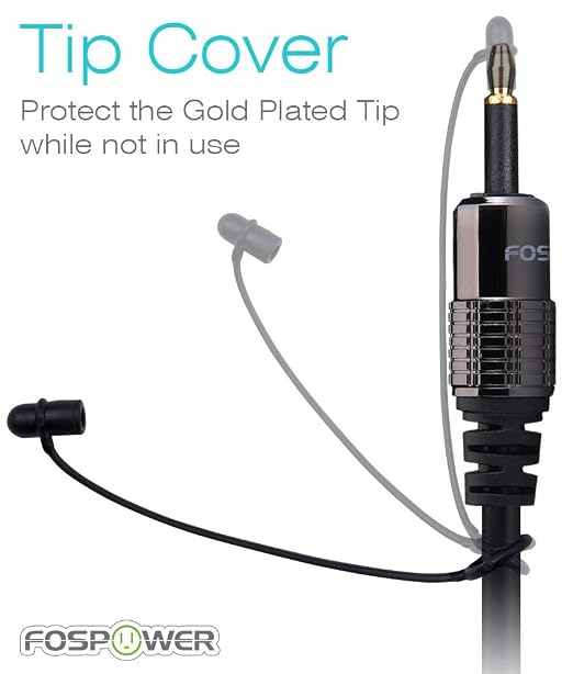 FosPower 24K Gold Plated Toslink to Mini Toslink Digital Fiber Optical S/PDIF - Image 4