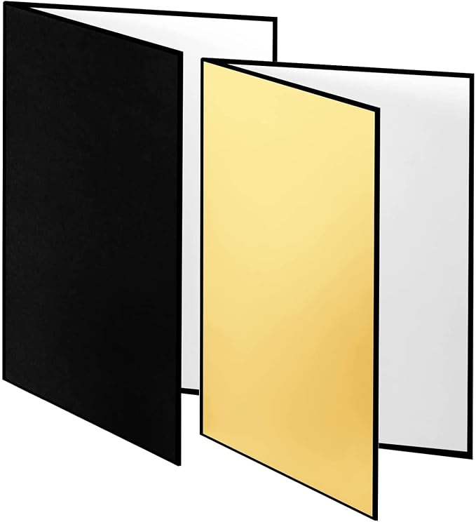 2PCS A3 17x12 Inch Photography Light Reflector Cardboard, 4 in 1 Paper Folding by YUOCUPHOTOGRAPHY