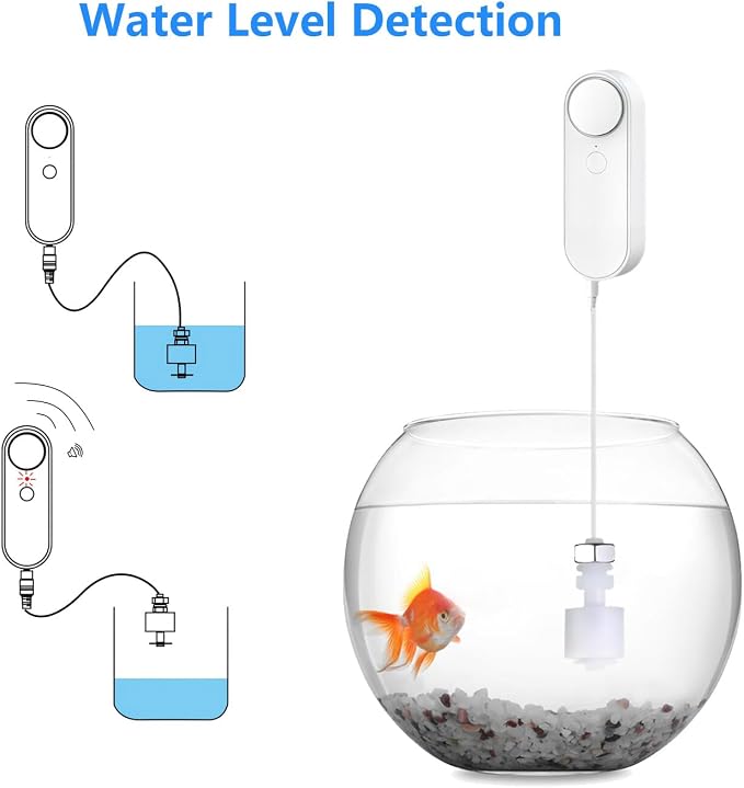 Mengshen WiFi Water Leak & Water Level Detector, 2-in-1 Tuya Smart Sensor Alarm - Image 6