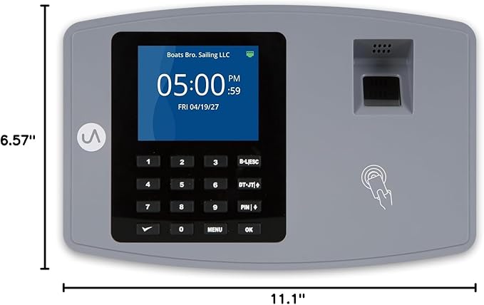 uAttend BN6000 Biometric Time Clock System - Image 9