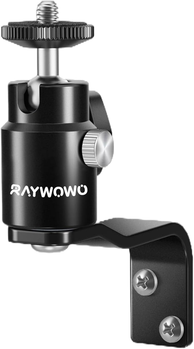 E Shape Adjustable Metal Camera Wall Mount, Speaker Wall Mount, by Raywowo
