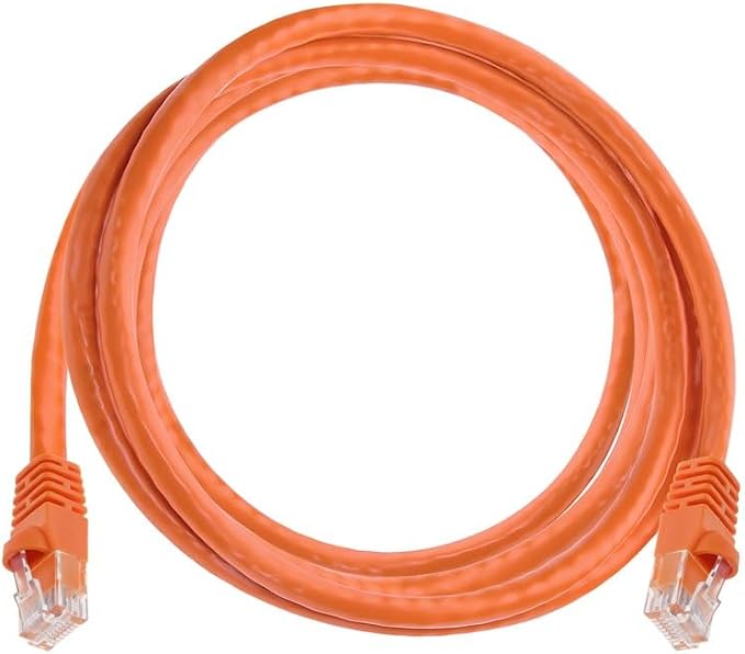 Monoprice Cat5e 7ft Orange Patch Cable UTP 24AWG 350MHz Pure Bare Copper - Image 4