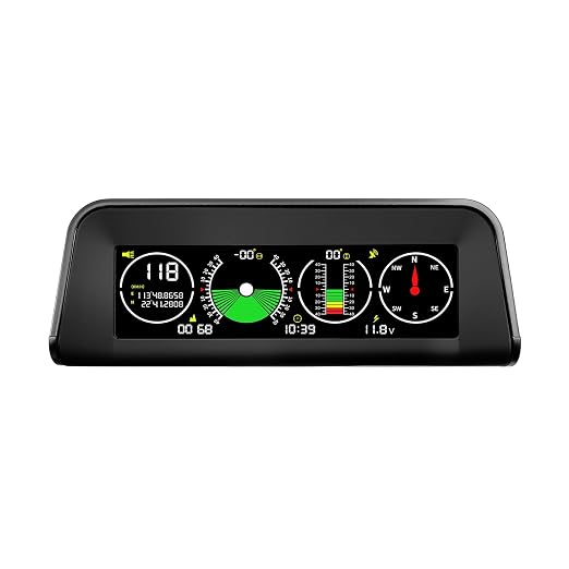 X60 Pro Car Inclinometer for Off-Road, GPS Speedometer MPH KMH by Unknown