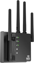 WiFi Extender Signal Booster 1200Mbps, Long Range Extender by GEYILO