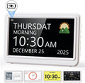Digital Clock with Date and Day of Week, Dementia Clocks Battery Operated Alarm by Roxicosly