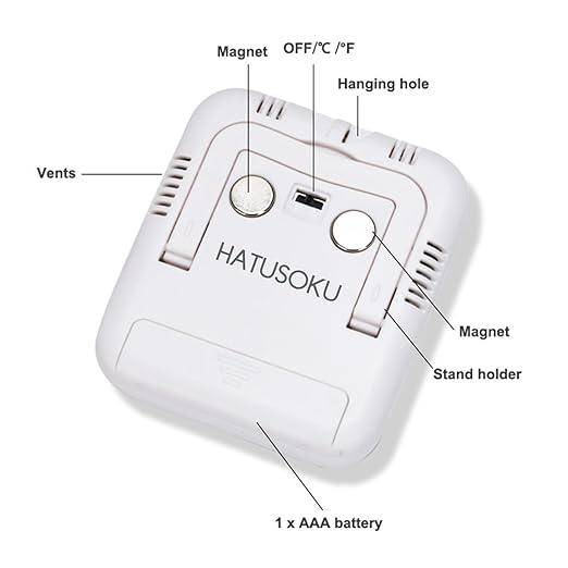 HATUSOKU Digital Thermometer and Hygrometer - Image 6
