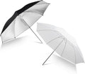 43" Translucent White Soft Umbrella & Silver Reflector Diffuser Umbrella by Hahawalker
