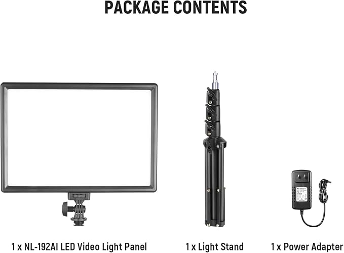 NEEWER 13" LED Video Light Panel, Studio Lighting Kit - Image 8