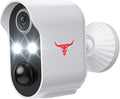 1080P Wireless Security Camera Outdoor, Battery Powered, AI Human Detection by Unknown