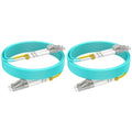 200ft OM3 LC to LC Fiber Patch Cables, Options 7in~500ft, 50/125μm 40G LSZH by RamboCables