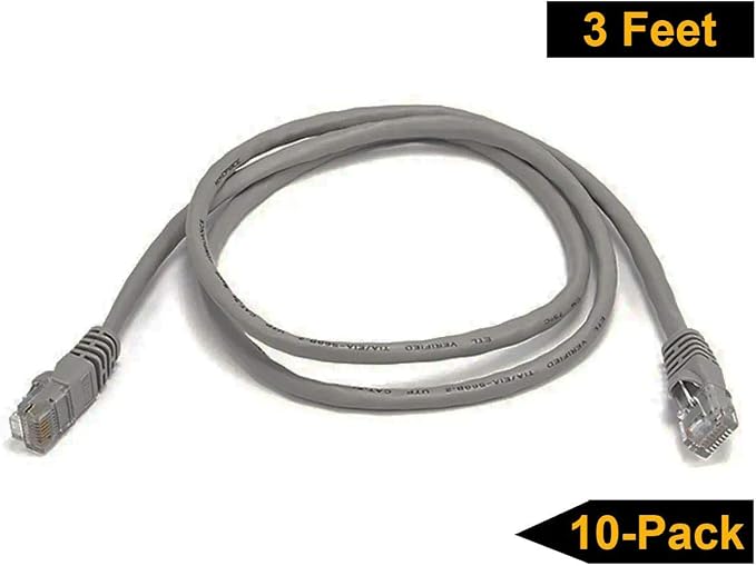 iMBAPrice 15' Cat5e Network Ethernet Patch Cable, 10 Pack - Image 3