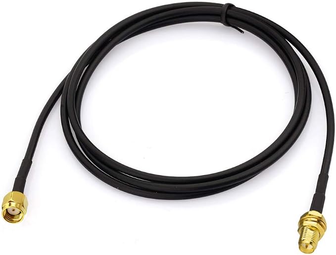 Bingfu RP-SMA Male to RP-SMA Female Bulkhead Mount RG174 WiFi Antenna Extension - Image 5