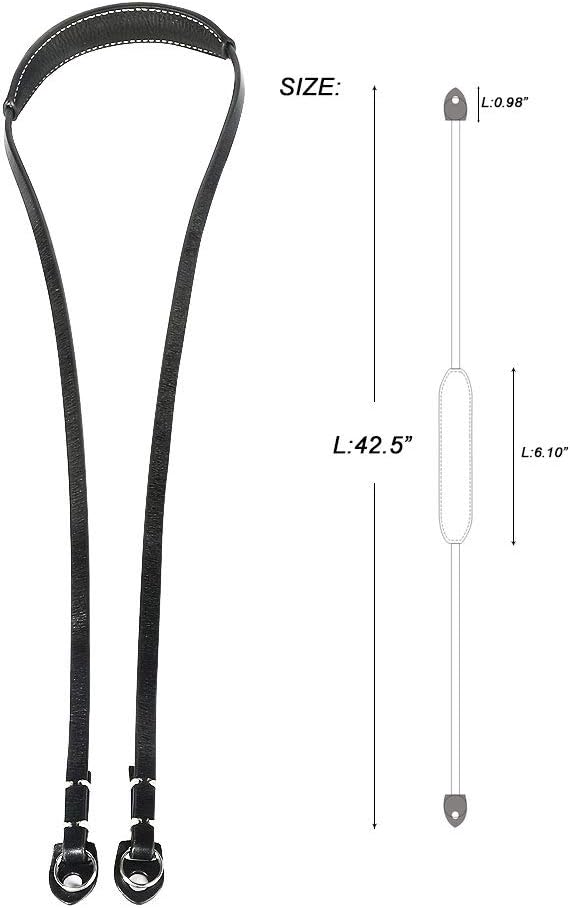 CP005 Leather Camera Neck Shoulder Strap - Image 4