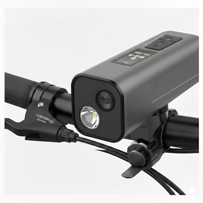 4K Bike Camera with GPS Tracking, Cycling Computer & Headlight – Spedal S1 by Spedal