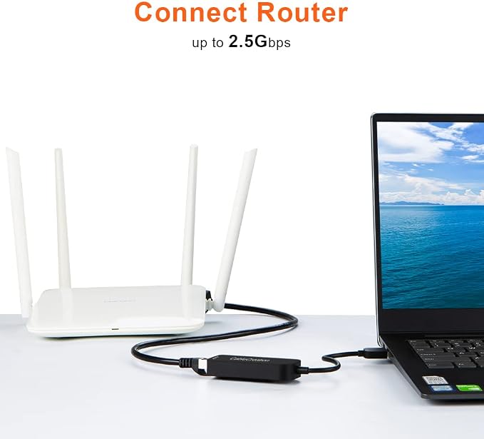 CableCreation 2.5G Ethernet to USB Adapter, Gigabit LAN Dongle Compatible - Image 5