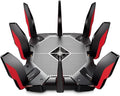 TP-Link - Archer AX11000 Tri-Band Wi-Fi 6 Router - Black/Red by Amazon+Renewed