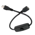 chenyang Micro USB Power Switch Extension Cable Micro USB Male to Female by chenyang