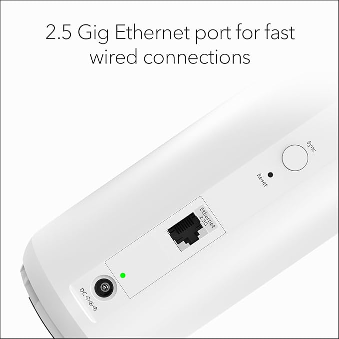 NETGEAR Orbi 370 Series Dual-Band WiFi 7 Mesh Network Add-on Satellite – Works - Image 5
