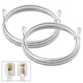 Phone Cable 6 Feet Telephone Line Cord by XANHAM