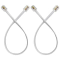 Phone Cable 1 Foot Short Telephone Line Cord by XANHAM