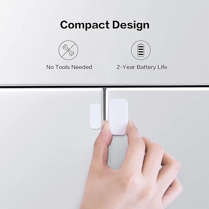 Aqara Zigbee Door and Window Sensor 3 Pack, Wireless Mini Contact Sensor - Image 3
