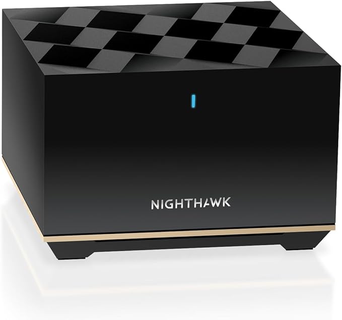 NETGEAR Nighthawk Tri-Band Whole Home Mesh WiFi 6E Add-on Satellite – Works by NETGEAR