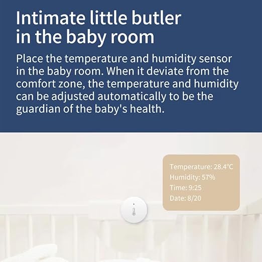 Haozee Zigbee Temperature and Humidity Sensor, ZigBee Hub Required, - Image 5