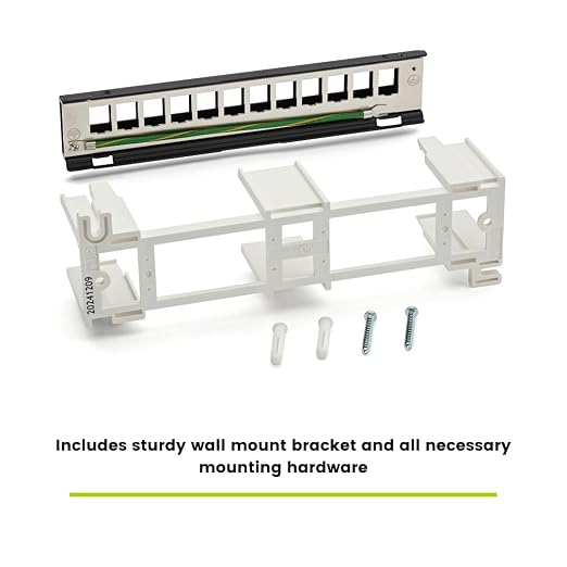 TRUE CABLE Cat6A Shielded 12-Port Blank Toolless Modular Keystone Patch Panel - Image 5