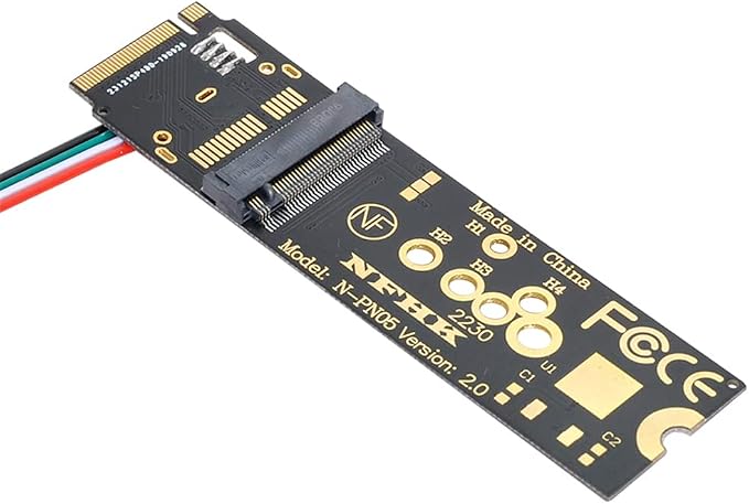 NGFF A/E-Key Card to M.2 NGFF Key-M NVME SSD Adapter - Image 2