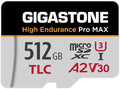 GIGASTONE 512GB Micro SD Card, TLC High Endurance Pro MAX, Speed Up to 180/150 by Gigastone