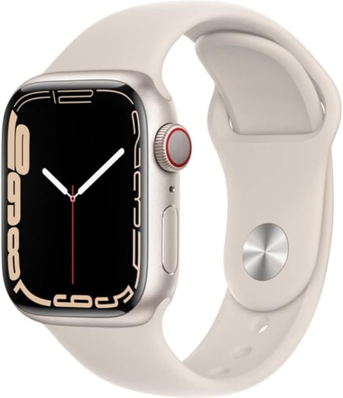 Apple Watch Series 7 Starlight Aluminum Case - Image 3
