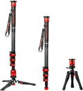 IFOOTAGE Monopod Cobra 3 C180F-P, 1/4'' & 3/8'' Quick Release Compatible by IFOOTAGE