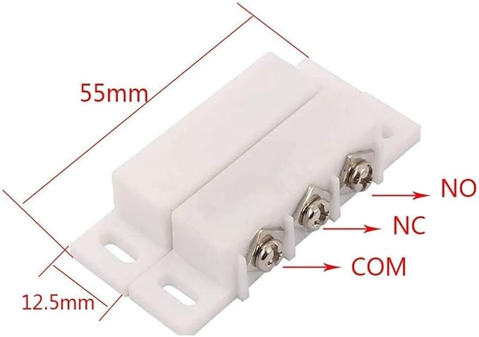 MC-31B NC/NO Magnetic Reed Switch Surface Mount Door Window Alarm, Magneti Door - Image 2