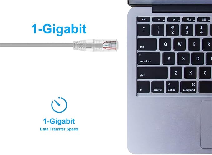 Monoprice Cat6 14ft Gray Component Level Patch Cable UTP 28AWG 550MHz Pure Bare - Image 5