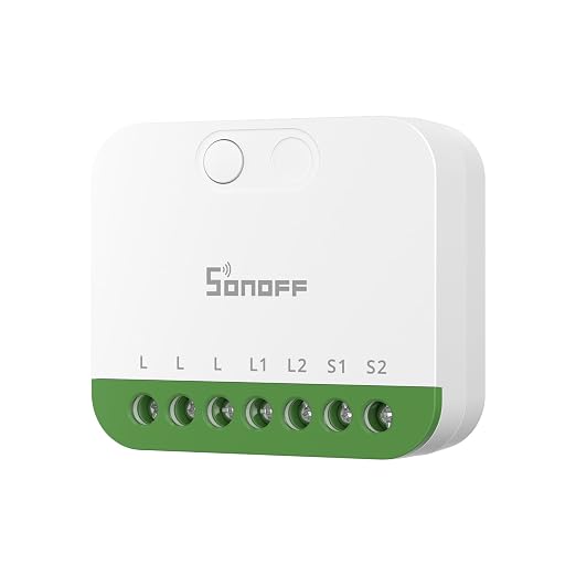SONOFF MINI Duo, Matter Over WiFi, 2-Chanel WiFi Smart Switch, 16A Total Load by SONOFF