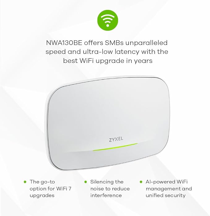 Zyxel WiFi 7 BE11000 Access Point | 2X 2.5G Ethernet Ports | PoE+ | Triple - Image 6