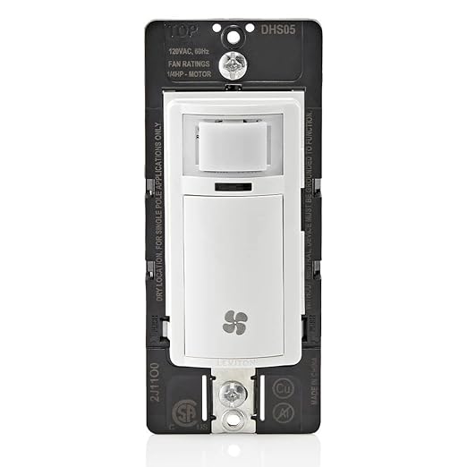 Leviton Humidity Sensor Switch for Bathroom Exhaust Fan, Automate Ventilation by Leviton