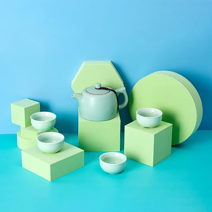 8PCS Geometric Cube Photo Props Set, Hard Foam Photography Background Props - Image 3