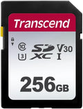 Transcend 256GB SDXC Memory Card, UHS-I U3 V30, 4K UHD & Full HD, Class 10 by Transcend
