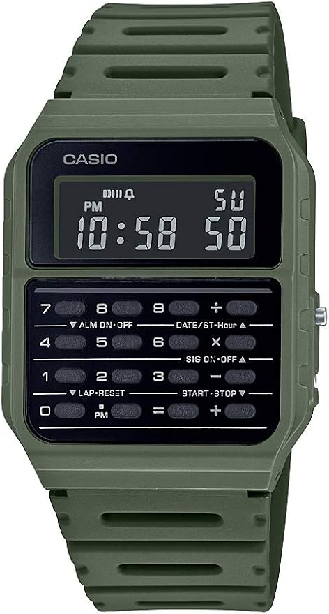 Casio CA53W Vintage Series | Data Bank | 1/100 SEC Stopwatch | Water Resistant by Casio