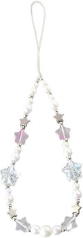 Beaded Phone Charm Lanyard Strap Girly Style Fixed Beads Pearl Lanyards by Staqlo