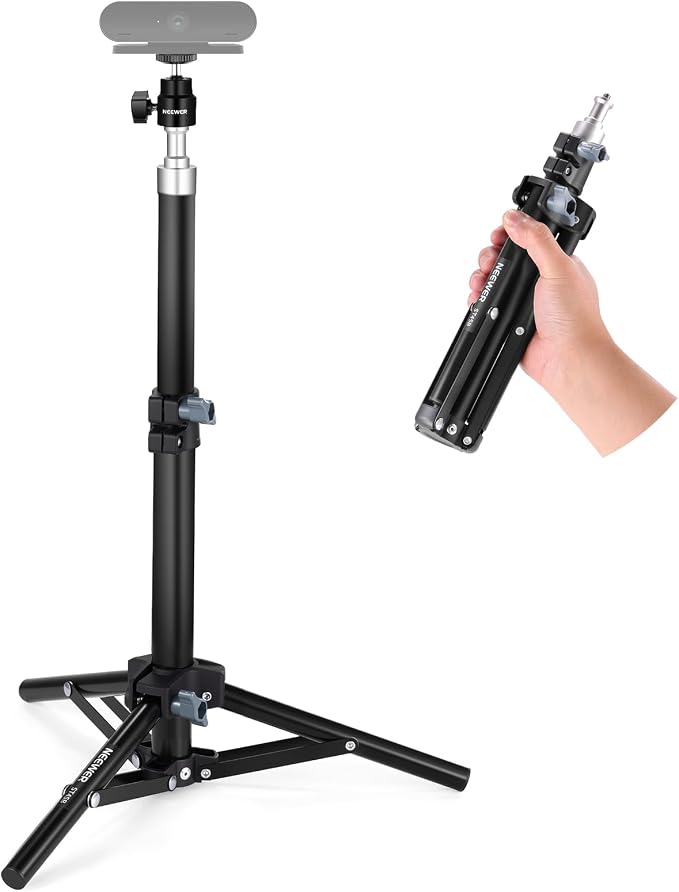 NEEWER Webcam Stand Tripod for Desk, Mini Desktop Tripod by Neewer