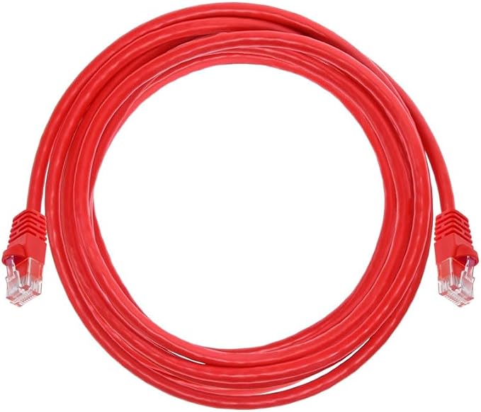 Monoprice Cat5e 14ft Red Patch Cable UTP 24AWG 350MHz Pure Bare Copper Snagless - Image 4