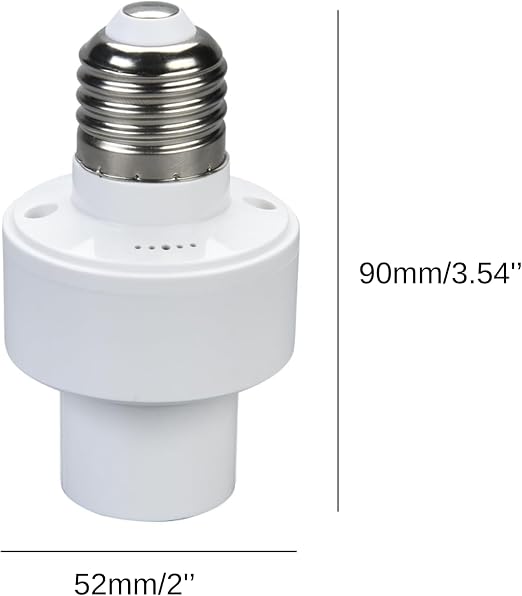 Motion Activated Light Sockets, Motion Sensor Light Socket Smart Screw in Light - Image 7