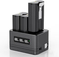 Charging Station for Ring Battery, 3 Pack 3.65V 6040mAh, 3-Slot LED Display by Inspirationlightsupyourlife