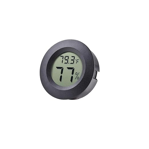 Mini Hygrometer Thermometer Fahrenheit or Celsius Meter Digital LCD Monitor by BuynowonVeanic