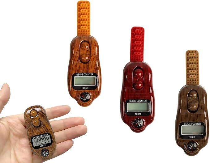 Anlising Digital Beads Counter, 3 Pieces Digital Tasbih Tally Counters by Anlising